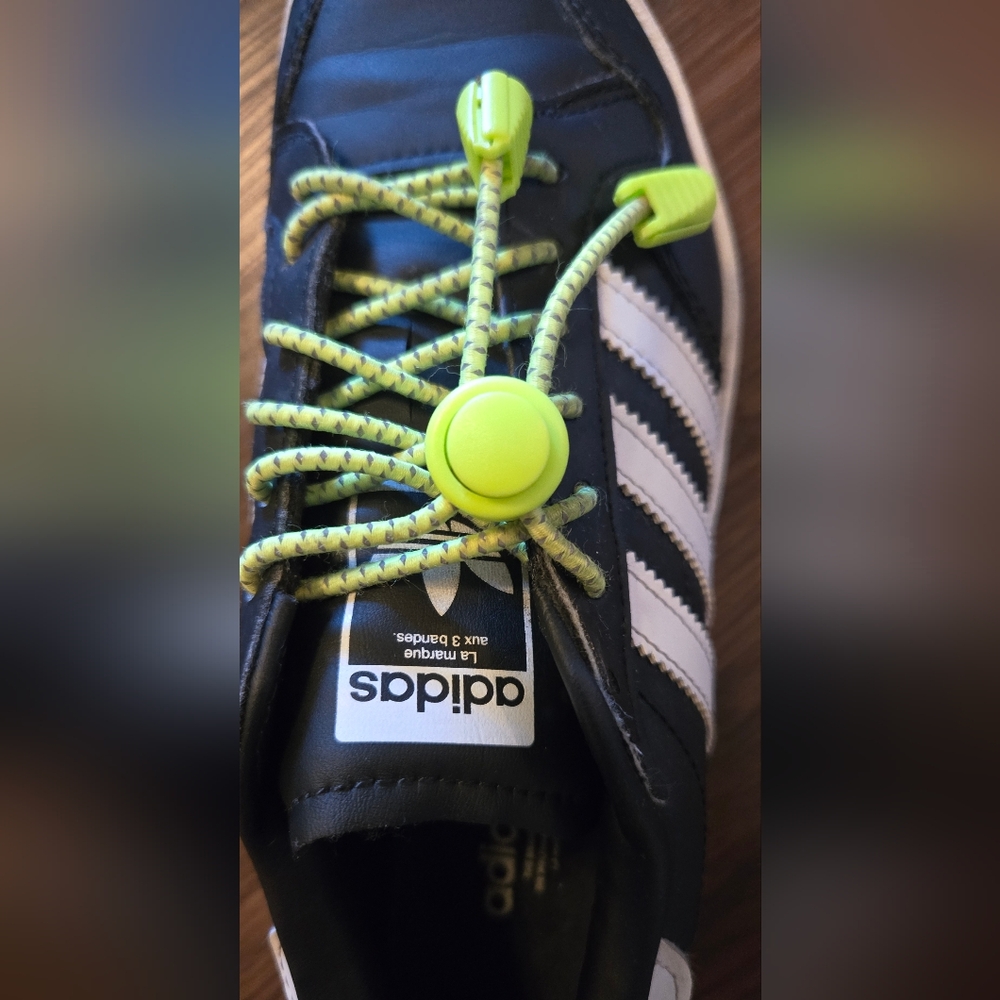 Adidas Kids Black and White Sneakers - Picture 8 of 12